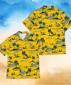 Marquette Golden Eagles Halloween Hawaiian Shirt For Men And Women Gift Beach