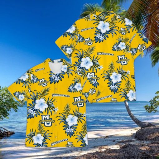 Marquette Golden Eagles Sport Halloween Hawaiian Shirt For Men And Women Gift Beach