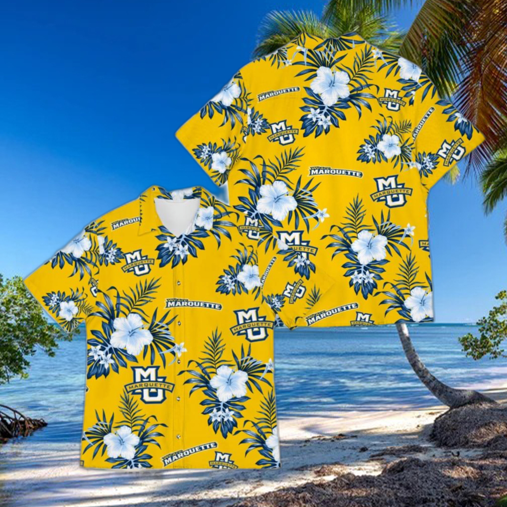 Marquette Golden Eagles Sport Halloween Hawaiian Shirt For Men And Women Gift Beach Marquette Golden Eagles Sport Halloween Hawaiian Shirt For Men And Women Gift Beach