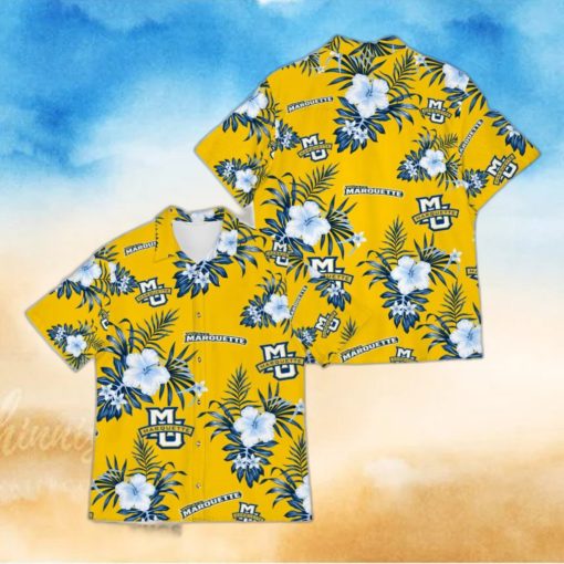 Marquette Golden Eagles Sport Halloween Hawaiian Shirt For Men And Women Gift Beach