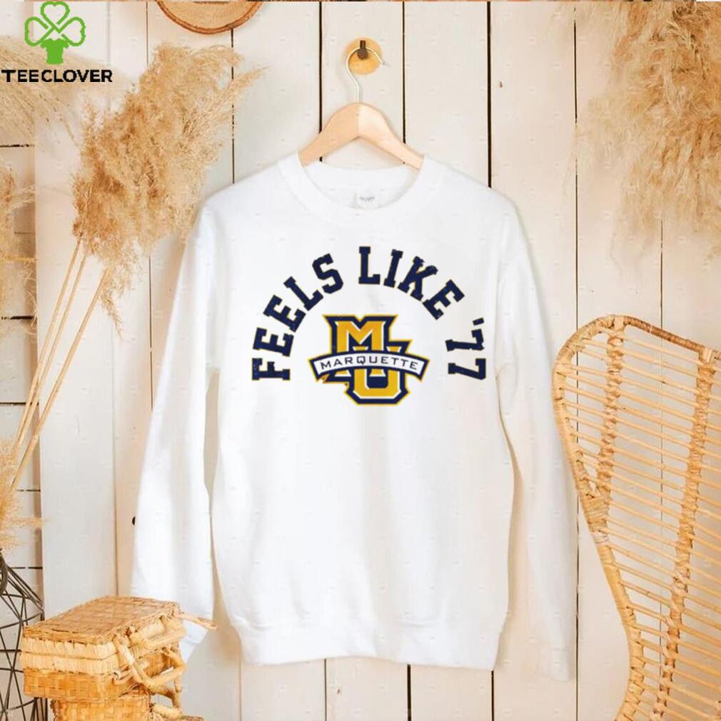 Marquette Golden Eagles basketball feels like ’77 logo shirt Marquette Golden Eagles basketball feels like ’77 logo shirt