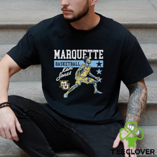 Marquette basketball Kam Jones cartoon hoodie, sweater, longsleeve, shirt v-neck, t-shirt