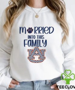 Married Into This Family Shirt Auburn Fan Crimson Tide Rivalry Classic T Shirt