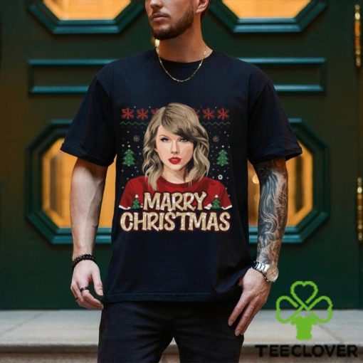 Marry Christmas from Taylor Swift Design T Shirt