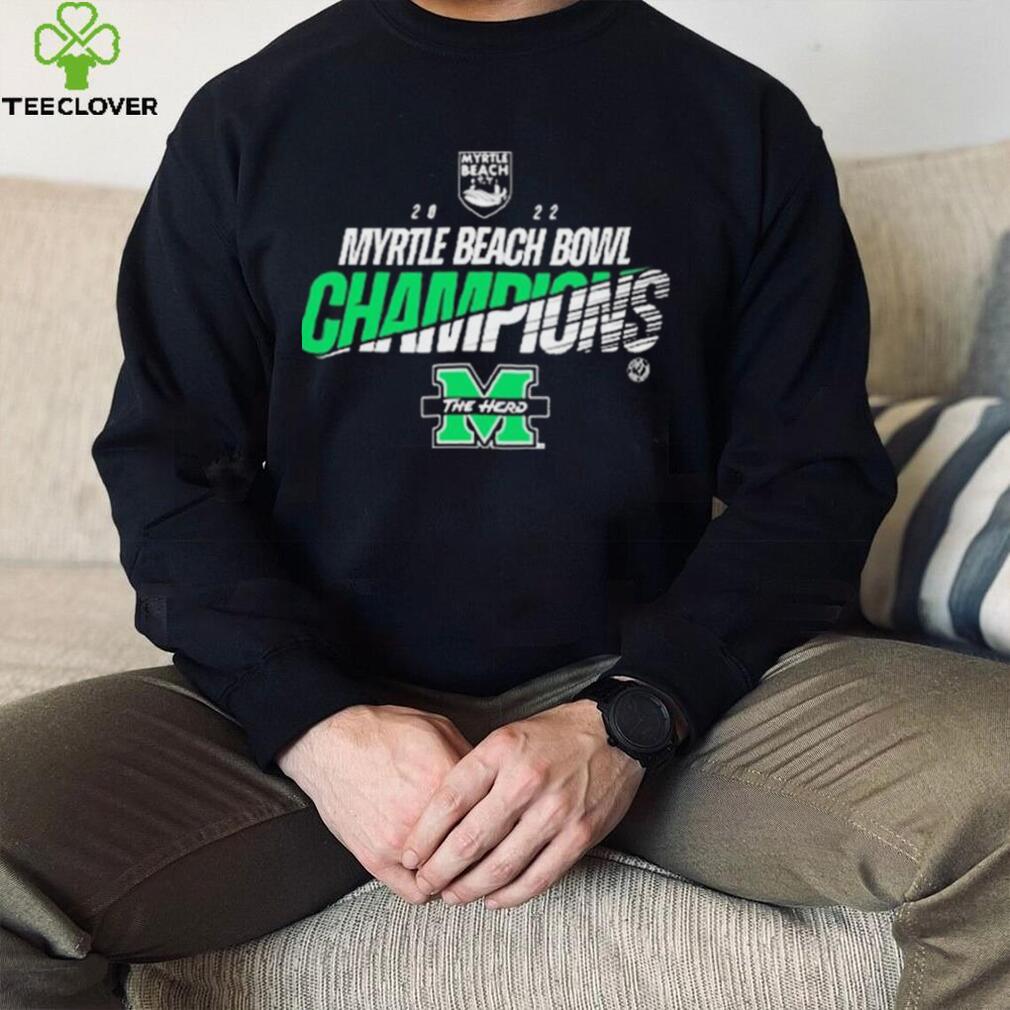 Marshall Thundering Herd 2022 Myrtle Beach Bowl Champions Shirt
