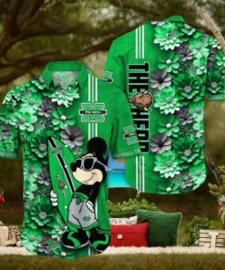 Marshall Thundering Herd Hawaiian Shirt Mickey Love Surfing Trending Summer Gift