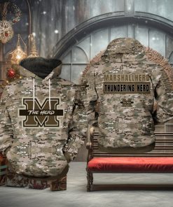 Marshall Thundering Herd NCAA Camo Veteran 3D Printed Hoodie