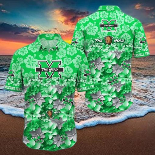 Marshall Thundering Herd NCAA3 Hawaiian Shirt Trending Summer