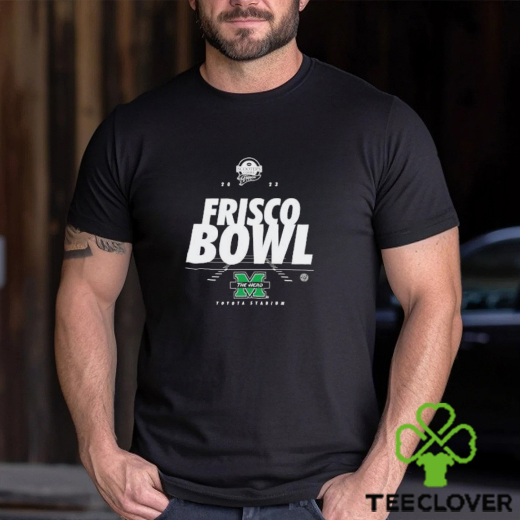 Marshall Thundering Herd Scooter’s Coffee Frisco Bowl Toyota Stadium T Shirt Marshall Thundering Herd Scooter’s Coffee Frisco Bowl Toyota Stadium T Shirt