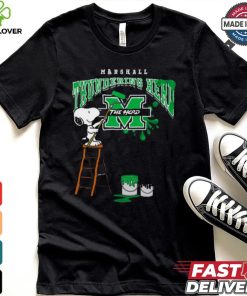 Marshall Thundering Herd Snoopy Painting Shirt