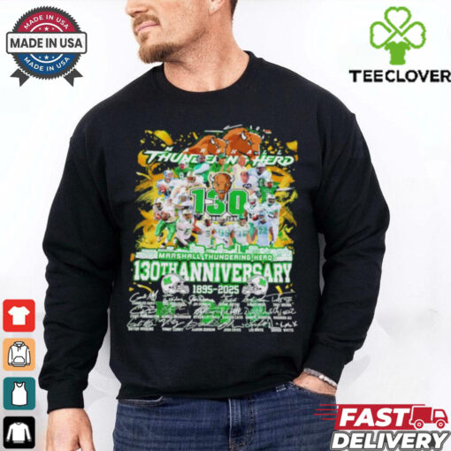 Marshall Thundering Herd The Herd 130th Anniversary 1895 2025 signature shirt