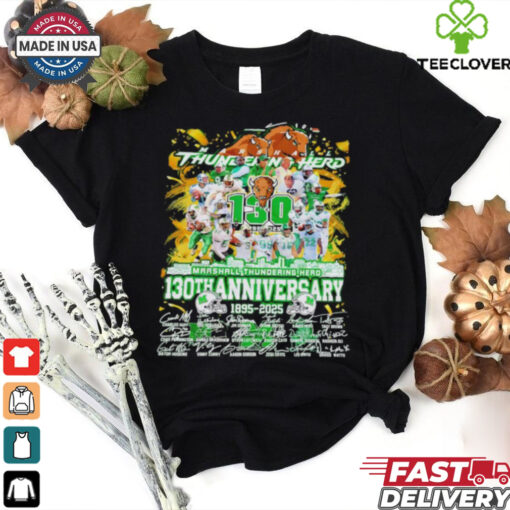 Marshall Thundering Herd The Herd 130th Anniversary 1895 2025 signature shirt