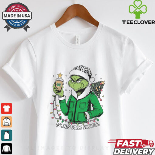 Marshall Thundering Herd x Santa Grinch Is This Jolly Enough Merry Christmas Shirt