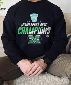 Marshall University 2023 Miami Beach Bowl Champions Shirt Marshall Thundering Herd