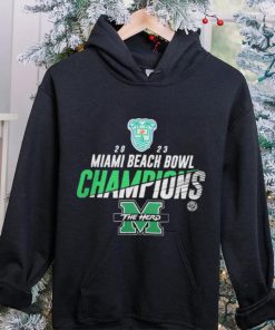 Marshall University 2023 Miami Beach Bowl Champions Shirt Marshall Thundering Herd