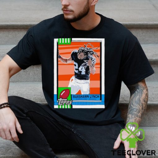 Marshawn Terrell Lynch Seattle Seahawks team football card shirt
