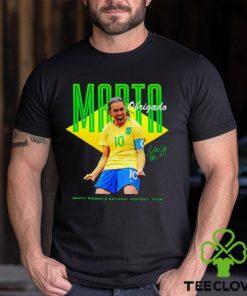 Marta Obrigado Brazil Women’s National Football Team signature 2023 shirt