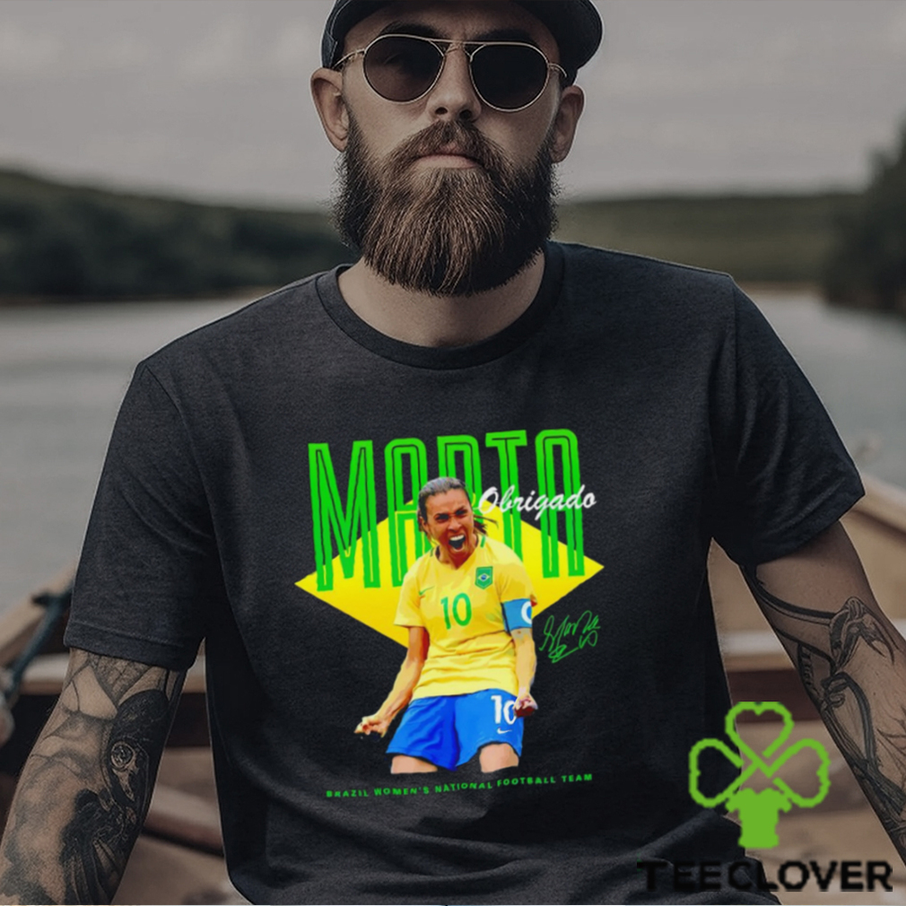 Marta Obrigado Brazil Women’s National Football Team signature 2023 shirt Marta Obrigado Brazil Women’s National Football Team signature 2023 shirt