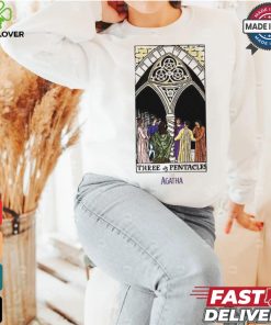 Marvel Agatha Three Of Pentacles Tarot Girls T Shirt