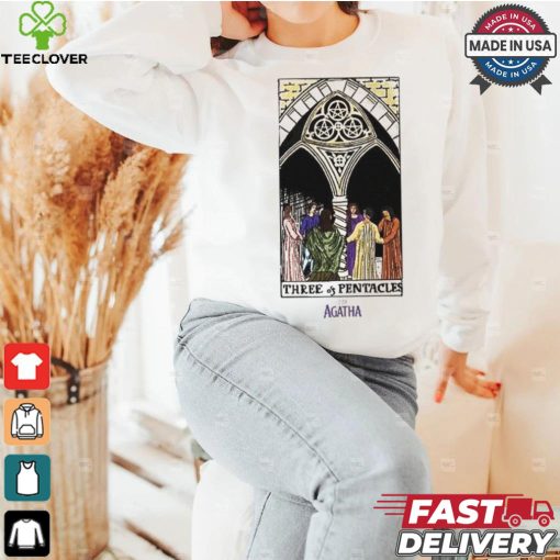Marvel Agatha Three Of Pentacles Tarot Girls T Shirt