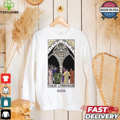 Marvel Agatha Three Of Pentacles Tarot Girls T Shirt