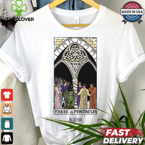 Marvel Agatha Three Of Pentacles Tarot Girls T Shirt