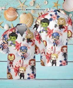 Marvel Avengers 3D Hawaiian Shirt Summer Beach Gift For Men And Women