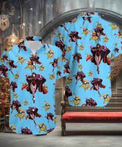 Marvel Avengers Clothing Wanda Maximoff Matching Family Hawaiian Shirts Minnesota Vikings