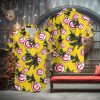 Marvel Avengers Edge Game Loki Hawaiian Button Up Shirt Mens Chicago Cubs