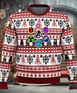 Marvel Avengers Retro 3D Ugly Christmas Sweater Unisex Christmas Sweater For Men And Women