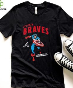 Marvel Captain America Atlanta Braves Shirt