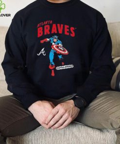 Marvel Captain America Atlanta Braves Shirt