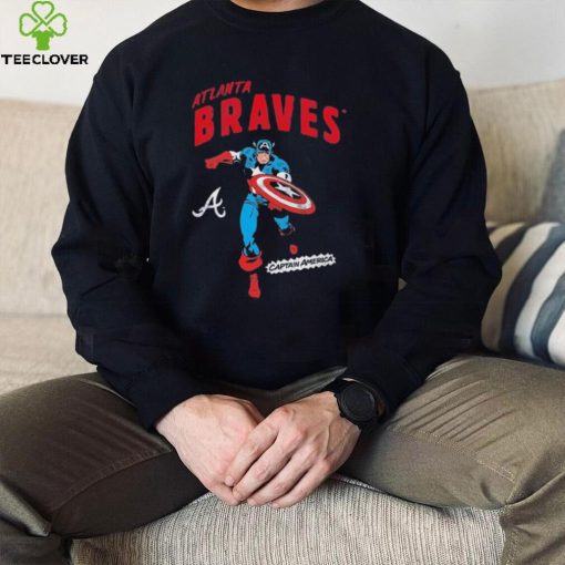 Marvel Captain America Atlanta Braves Shirt