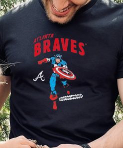 Marvel Captain America Atlanta Braves Shirt