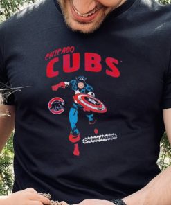 Marvel Captain America Chicago Cubs Shirt