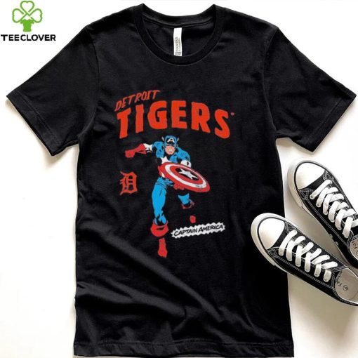 Marvel Captain America Detroit Tigers Shirt