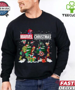 Marvel Christmas Superhero Avengers Team Xmas 2024 shirt