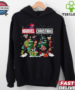 Marvel Christmas Superhero Avengers Team Xmas 2024 shirt