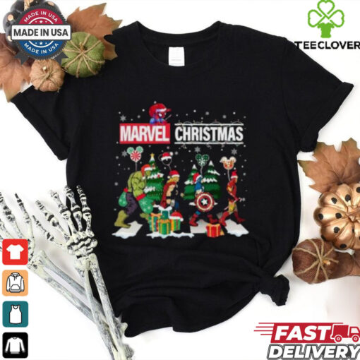 Marvel Christmas Superhero Avengers Team Xmas 2024 shirt