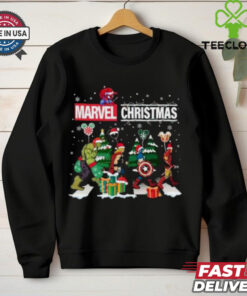Marvel Christmas Superhero Avengers Team Xmas 2024 shirt