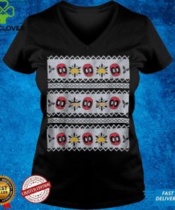 Marvel Comics Faux Ugly Deadpool Christmas Sweater Shirt