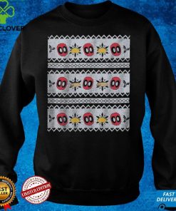 Marvel Comics Faux Ugly Deadpool Christmas Sweater Shirt