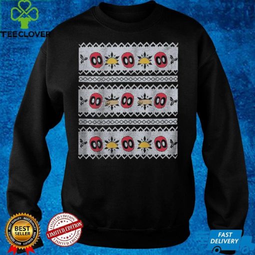 Marvel Comics Faux Ugly Deadpool Christmas Sweater Shirt