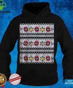 Marvel Comics Faux Ugly Deadpool Christmas Sweater Shirt