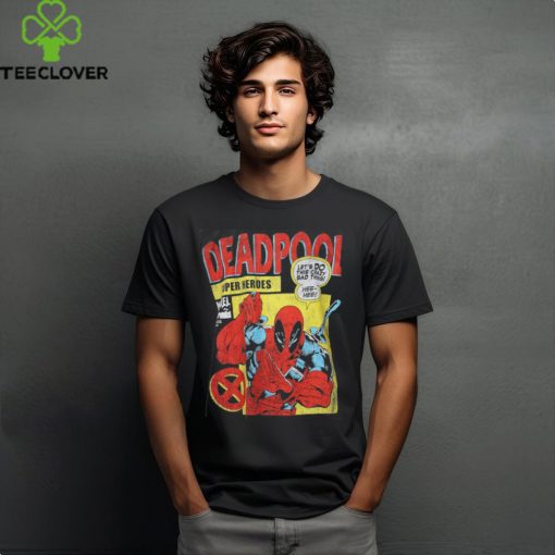 Marvel Deadpool Comic Heavyweight Crazy T Shirt