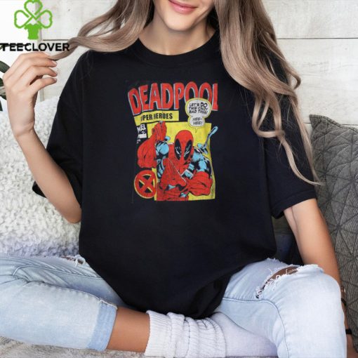 Marvel Deadpool Comic Heavyweight Crazy T Shirt