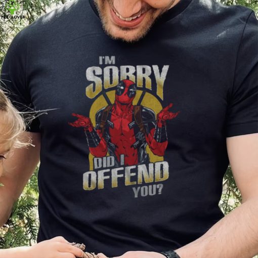 Marvel Deadpool Sorry Did I Offend Adult Tee Graphic T Shirt