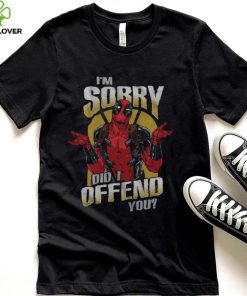 Marvel Deadpool Sorry Did I Offend Adult Tee Graphic T Shirt