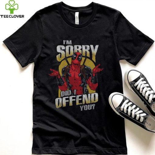 Marvel Deadpool Sorry Did I Offend Adult Tee Graphic T Shirt