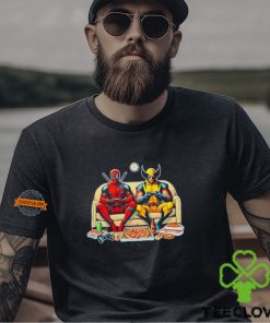 Marvel Deadpool Wolverine Disney Superhero shirt